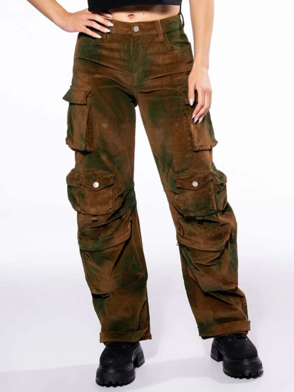 AKIRA Ozuna Corduroy Cargo Pants - Picture 8 of 8